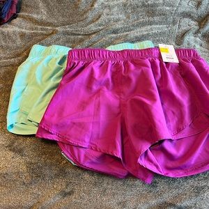 Lot of 2 Althetic Shorts. Lined. Size XL (16/18)